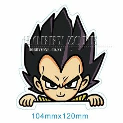 Hobby Zone Dragon Ball Z Vegeta Vinyl Decal Sticker Latest Arrival
