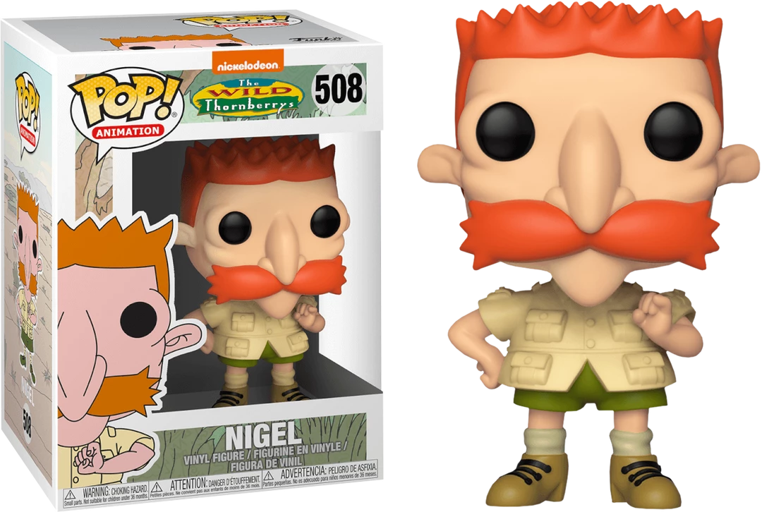 Funko The Wild Thornberrys - Nigel Thornberry Pop! Vinyl Figure Marvel Pop Vinyls 3 Funko The Wild Thornberrys - Nigel Thornberry Pop! Vinyl Figure Marvel Pop Vinyls